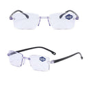 Diamond Cut Dual Light Blue Light Blocking Reading Glasses
