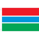 ALLIED Flag Outdoor Nylon Gambia United Nation Flag, 4 by 6-Feet