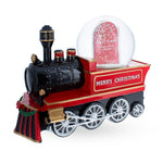 Train with Picture Frame Musical Christmas Water Snow Globe