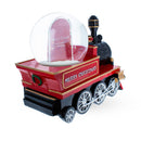 Train with Picture Frame Musical Christmas Water Snow Globe