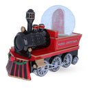 Train with Picture Frame Musical Christmas Water Snow Globe