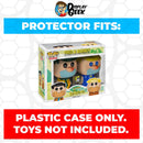 Pop Protector for 2 Pack Fred & Barney Green & Yellow Hair SDCC Funko Pop