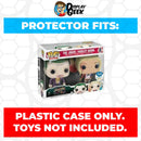 Pop Protector for 2 Pack The Joker & Harley Quinn Metallic Funko Pop