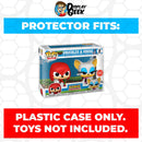 Pop Protector for 2 Pack Knuckles & Rouge Funko Pop