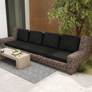 2-Pack Outdoor Patio Cushion Set with Removable Covers