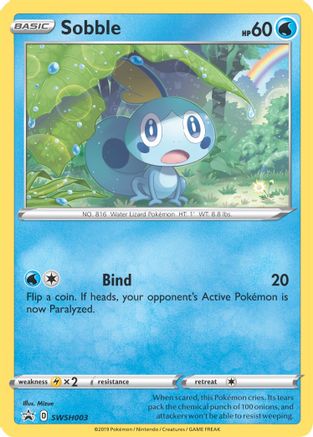 Sobble SWSH003/307 - SWSH Sword & Shield Promo Cards Holofoil
