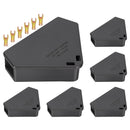 Mouse Bait Station 6-Pack with Keys - Tamper Resistant