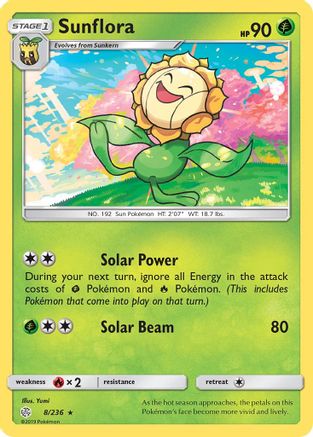 Sunflora 008/236 - SM  Cosmic Eclipse