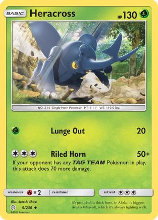 Heracross 009/236 - SM  Cosmic Eclipse