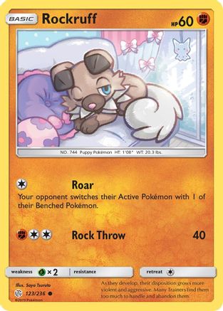 Rockruff 123/236 - SM  Cosmic Eclipse