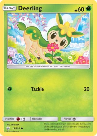 Deerling 015/236 - SM  Cosmic Eclipse Reverse Holofoil