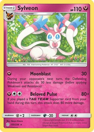 Sylveon 155/236 - SM  Cosmic Eclipse