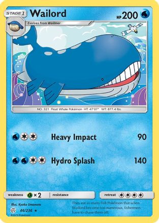 Wailord 046/236 - SM  Cosmic Eclipse
