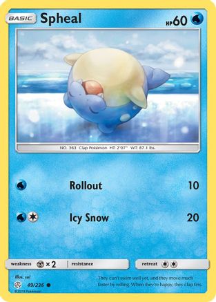 Spheal 049/236 - SM  Cosmic Eclipse