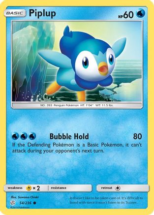Piplup 054/236 - SM  Cosmic Eclipse