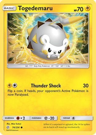 Togedemaru 074/236 - SM  Cosmic Eclipse