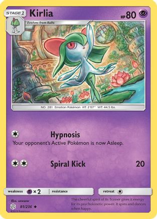 Kirlia 081/236 - SM  Cosmic Eclipse