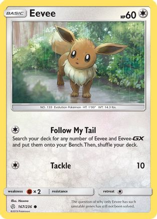 Eevee 167/236 - SM  Cosmic Eclipse
