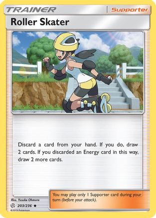 Roller Skater 203/236 - SM  Cosmic Eclipse Reverse Holofoil