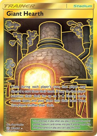 Giant Hearth (Secret) 263/236 - SM  Cosmic Eclipse Holofoil