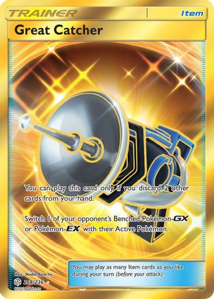 Great Catcher (Secret) 264/236 - SM  Cosmic Eclipse Holofoil
