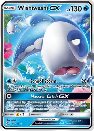 Wishiwashi GX 063/236 - SM  Cosmic Eclipse Holofoil