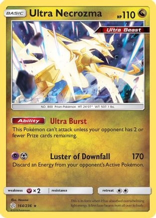 Ultra Necrozma 164/236 - SM  Cosmic Eclipse Holofoil