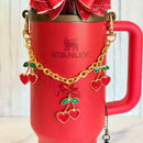 Cherry Love Deluxe Tumbler Charm Necklace
