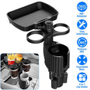 4-in-1 Car Cup Holder Tray Food Table Phone Holder Car Expander Detachable 360 Degree Rotatable Car Desk