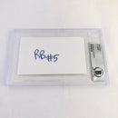 Rowan RJ Barrett signed cut BAS Beckett slabbed Duke Blue Devils Autographed