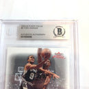 2003-04 Fleer Focus Tony Parker Signed AUTO #8 BAS BGS Beckett Slabbed Autographed