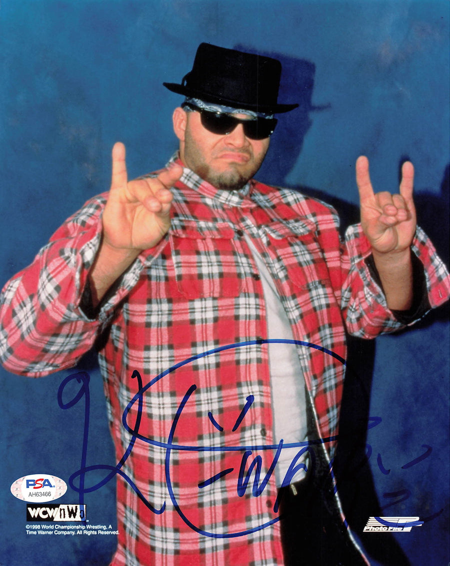 Konnan Charles Ashenoff signed 8x10 photo PSA/DNA COA WWE Autographed Wrestling
