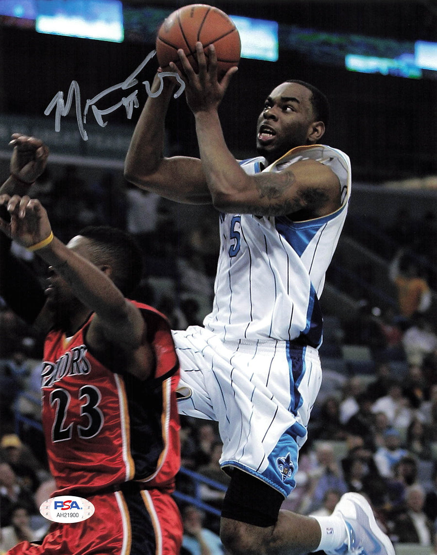 Marcus Thornton signed 8x10 photo PSA/DNA New Orleans Hornets Autographed