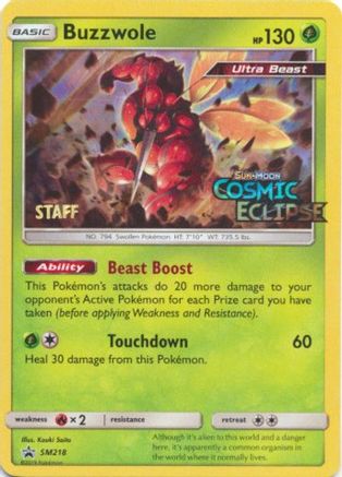 Buzzwole SM218 - SM Promos - Holofoil