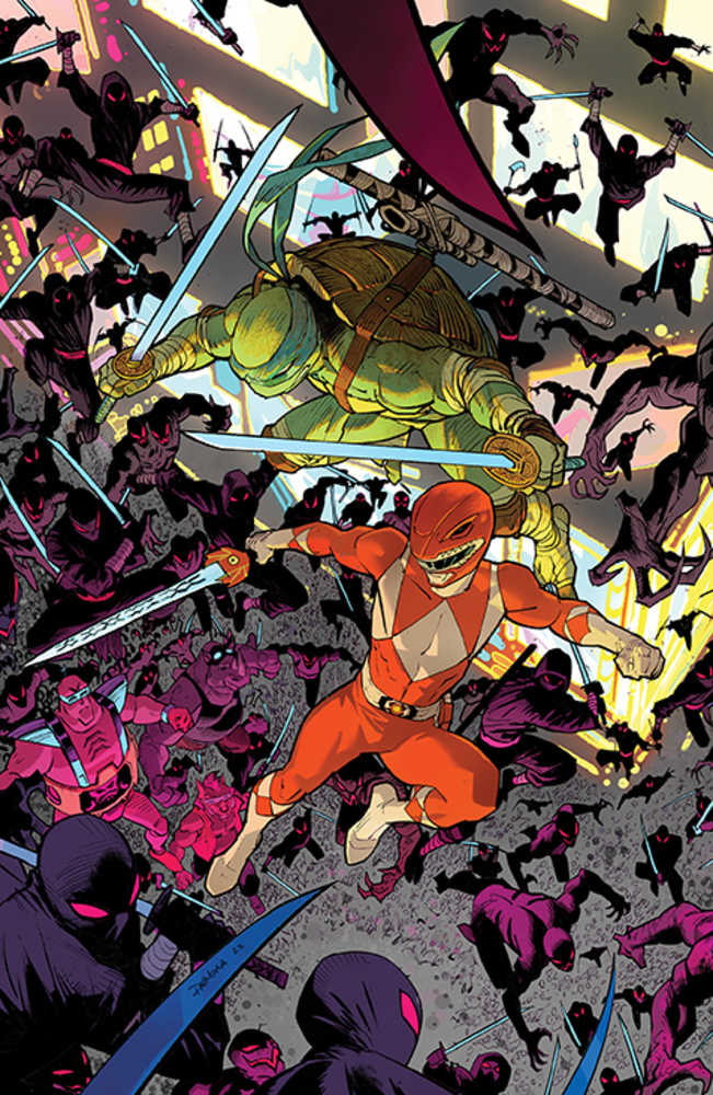 MMPR Teenage Mutant Ninja Turtles II #1A (Of 5) Connecting Variant 1 Mora