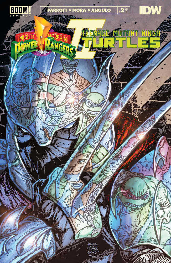 MMPR Teenage Mutant Ninja Turtles II #2B (Of 5) Eastman & Williams II