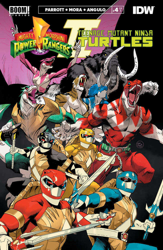 MMPR Teenage Mutant Ninja Turtles II #4A (Of 5) Mora