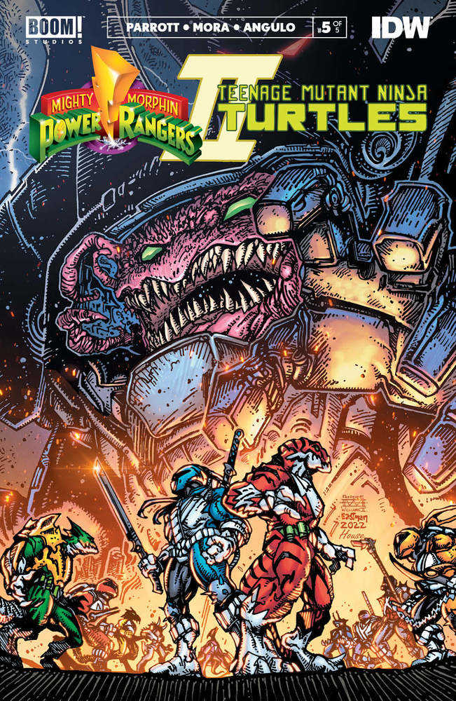 MMPR Teenage Mutant Ninja Turtles II #5 (Of 5) CVR B Eastman & Williams II