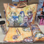 Laid Back Camp Goodie Bag Includes 1 Tumbler, 1 Small Pillow, 1 Button, 1 Small Wallscroll, 1 Blanket