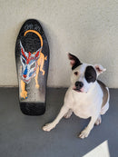 Schmitt Stix Chris Miller Dog Large LTD Crackle 10" Skateboard Deck