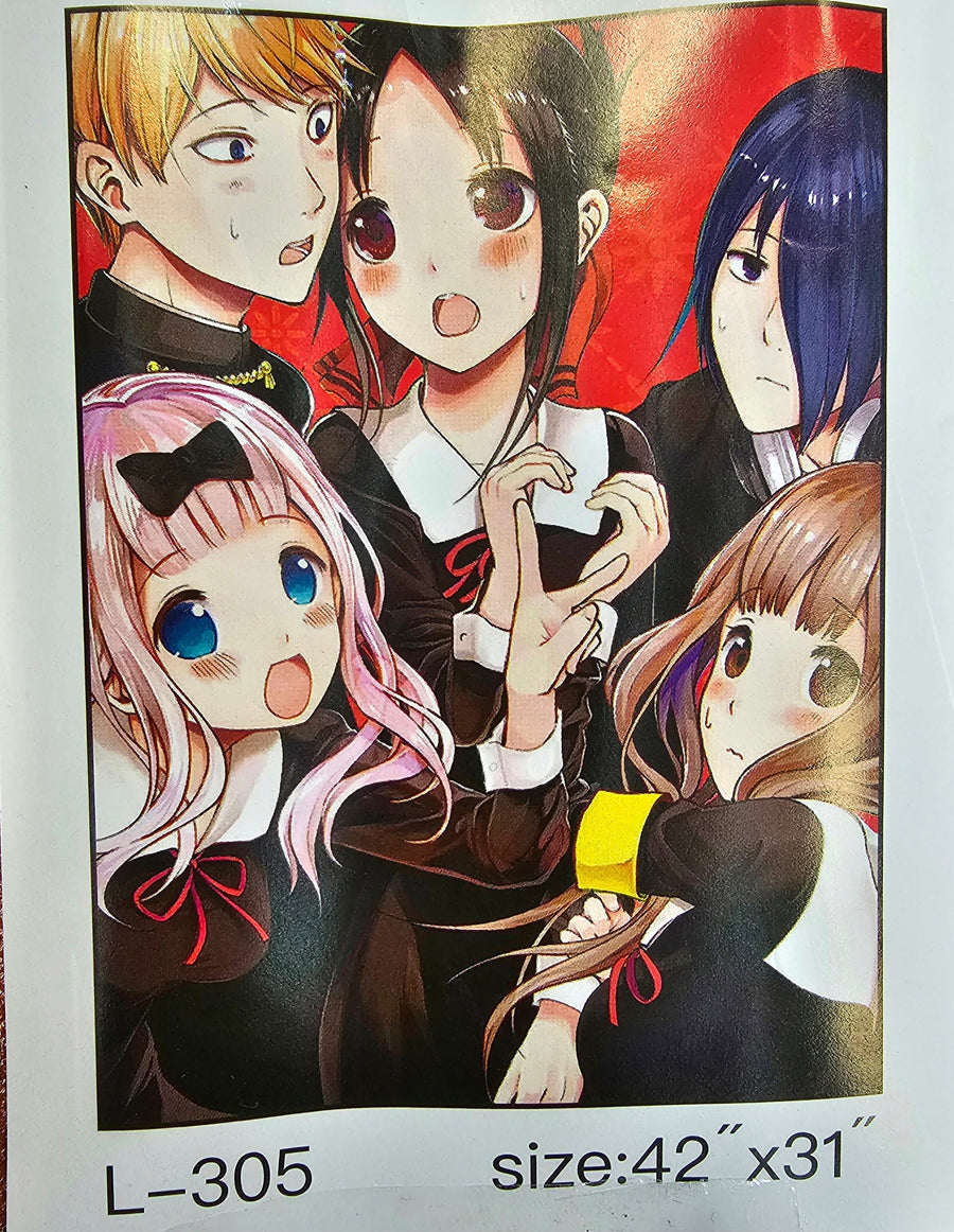 Kaguya Sama Love is War Wallscroll