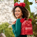 Disney Parks Loungefly Mini Backpack Red Sequin Minnie Mouse Mickey Icons