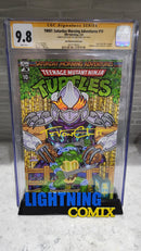 TEENAGE MUTANT NINJA TURTLES: SATURDAY MORNING ADVENTURES #10 MEGACON EXCLUSIVE - CGC 9.8 FLAMING SHREDDER REAMARK