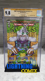 TEENAGE MUTANT NINJA TURTLES: SATURDAY MORNING ADVENTURES #10 MEGACON EXCLUSIVE - CGC 9.8 FANCY SIGNATURE AND SWORDS REMARK