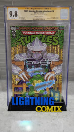 TEENAGE MUTANT NINJA TURTLES: SATURDAY MORNING ADVENTURES #10 MEGACON EXCLUSIVE - CGC 9.8 FLAMING SWORDS REMARK