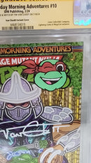 TEENAGE MUTANT NINJA TURTLES: SATURDAY MORNING ADVENTURES #10 MEGACON EXCLUSIVE - CGC 9.8 RAPHAEL REMARK