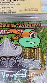 TEENAGE MUTANT NINJA TURTLES: SATURDAY MORNING ADVENTURES #10 MEGACON EXCLUSIVE - CGC 9.8 MICHAELANGELO REMARK