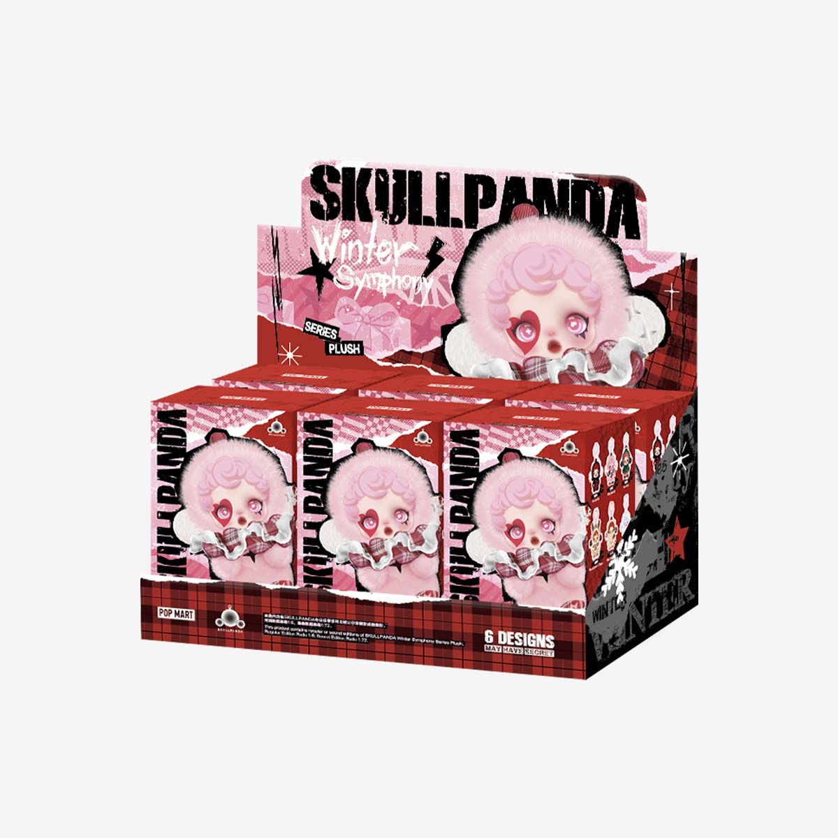 In Stock] POPMART SKULLPANDA Winter Symphony Series Plush Keychain