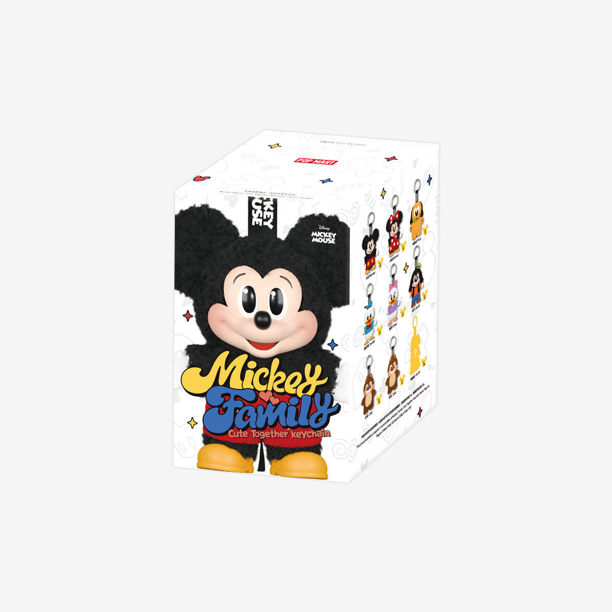 POPmart Mickey Mouse Family Cute Together Keychain Blind Box