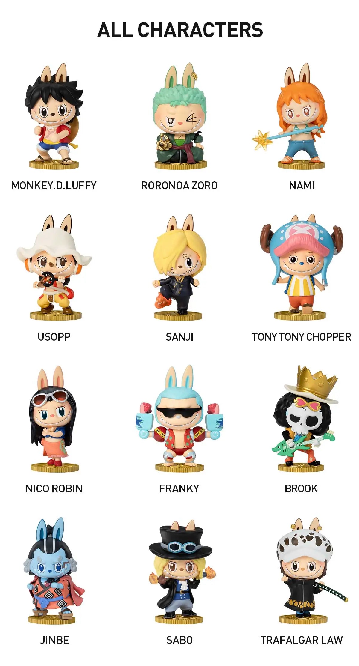 THE MONSTERS ONE PIECE LABUBU シークレット Pop Mart Labubu The Monsters x One Piece Series Monkey.D